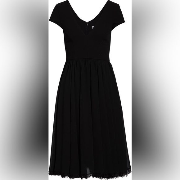 Dress the Population Black Fit & Flare Midi Dress NWT Size Small - Picture 8 of 13